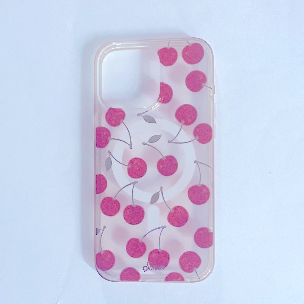 15 Pro Max Sonix Cherry Pattern Phone Case